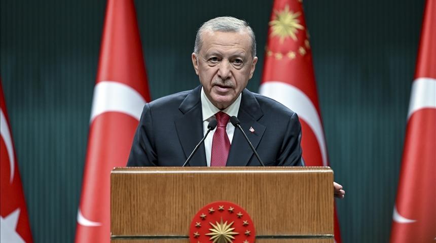 Erdoğan'dan soykırımın yıl d&ouml;n&uuml;m&uuml;nde Gazze mesajı!