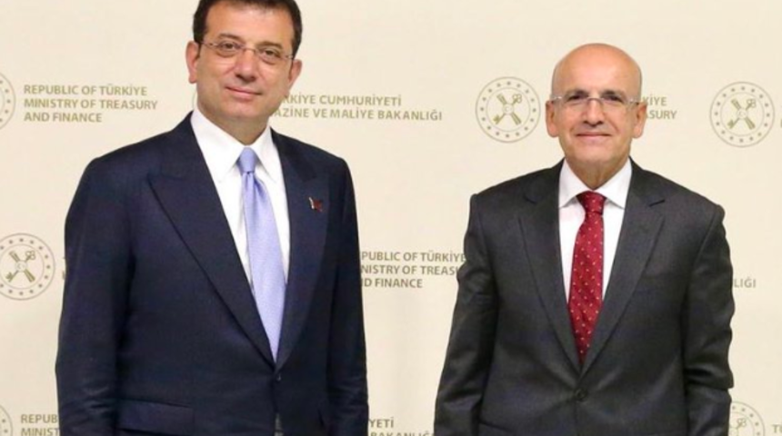 İmamoğlu'ndan Bakan Şimşek'e ziyaret! Metro projelerinin finansal süreci de ele alındı