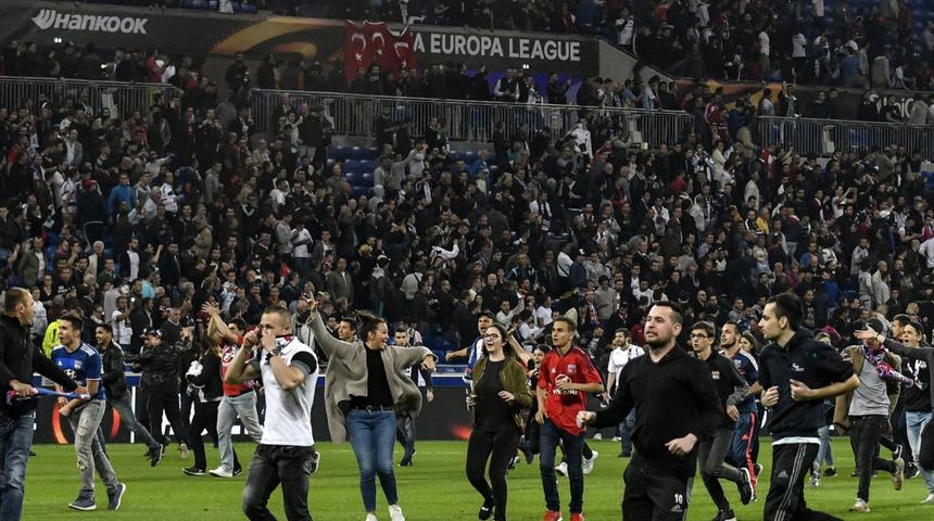 Beşiktaş'a UEFA'dan kötü haber! Lyon maçına Türk taraftarlar alınmayacak