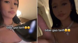 Sosyal medyada 'ev yapımı biber gazı' tarifini paylaştı! Bizim yemek tarifi veriyor olmamız lazımdı