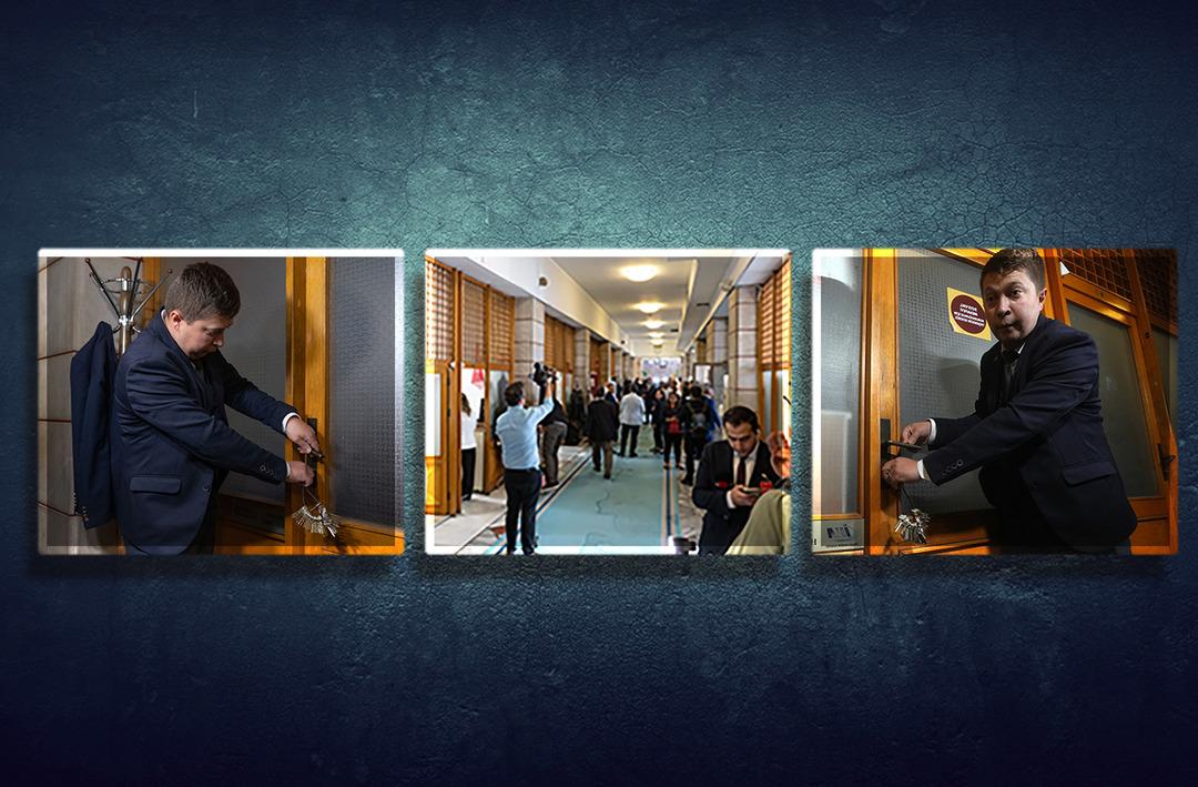 &Ccedil;alışanlar &ccedil;ıkarıldı, kapılar kilitlendi... G&ouml;r&uuml;nt&uuml;ler dikkat &ccedil;ekti! O toplantı 10 yıl gizli kalacak