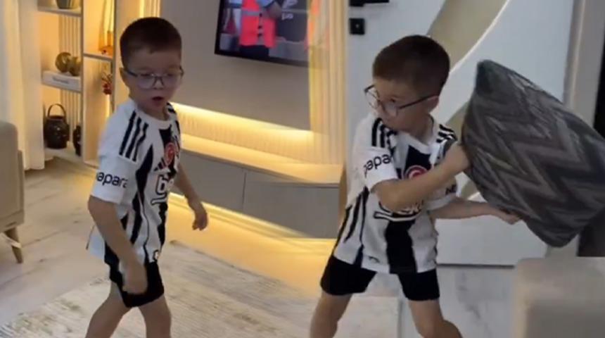 Televizyona yastık fırlatıp annesi tarafından 2 maç cezaya çarptırılan minik taraftara Beşiktaş elini uzattı