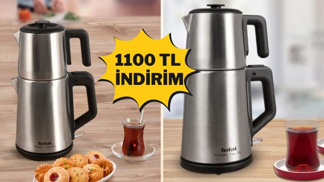 Evde, ofiste bitmeyen çay keyfi! Tefal'in çok satan çay makinesi indirime girdi