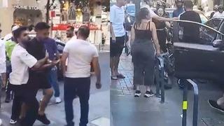 Kız arkadaşının yaralandığını görünce deliye döndü! Ben bunu doğrayacağım