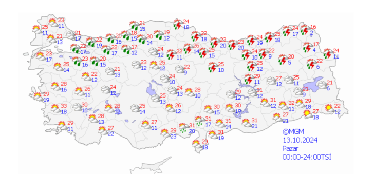 Birçok il için kuvvetli sağanak uyarısı! Meteoroloji'den net uyarı... Fırtına ve beraberinde şiddetli yağmur geliyor G3
