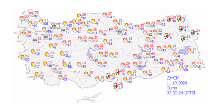 Birçok il için kuvvetli sağanak uyarısı! Meteoroloji'den net uyarı... Fırtına ve beraberinde şiddetli yağmur geliyor G1
