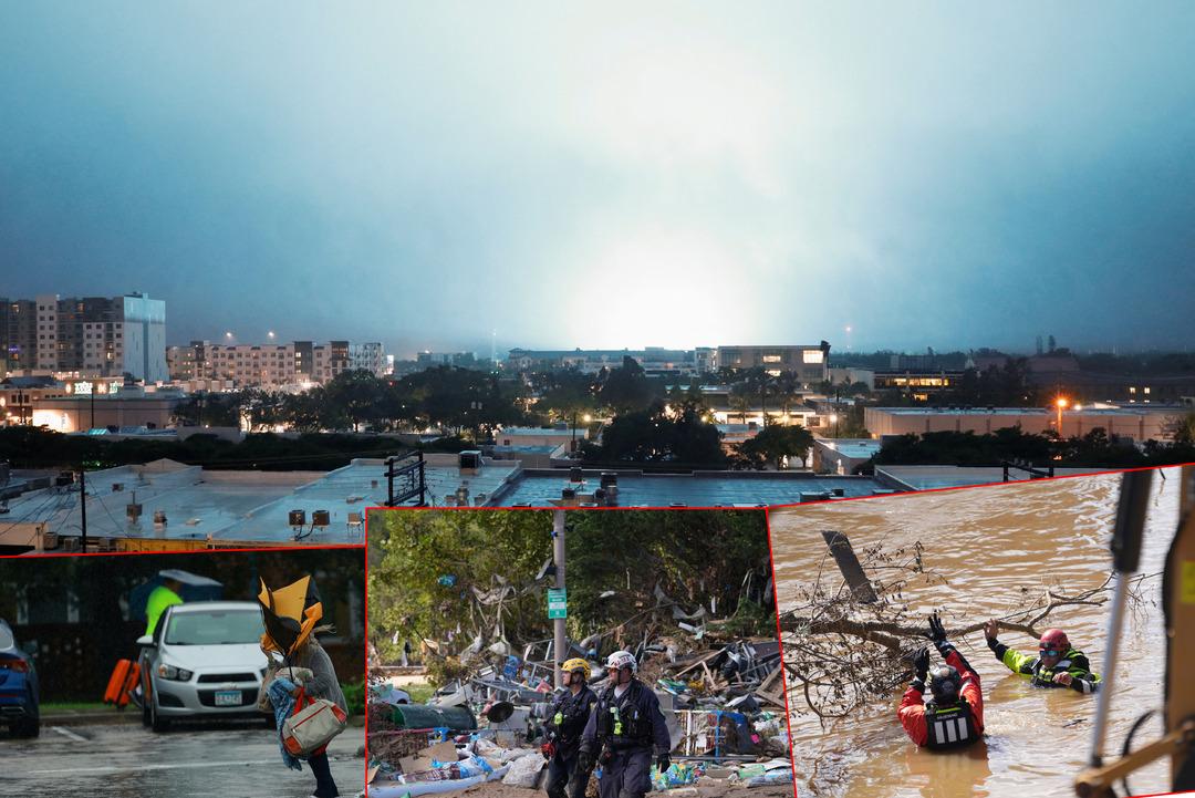 Son y&uuml;zyılın 'en g&uuml;&ccedil;l&uuml;' kasırgası! Milton Kasırgası Florida'da... Biden: "Bu bir &ouml;l&uuml;m kalım meselesi"