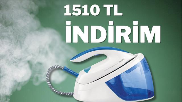 Buharın gücünü keşfedin! Philips'in çok satan ütüsünde 1510 TL indirim