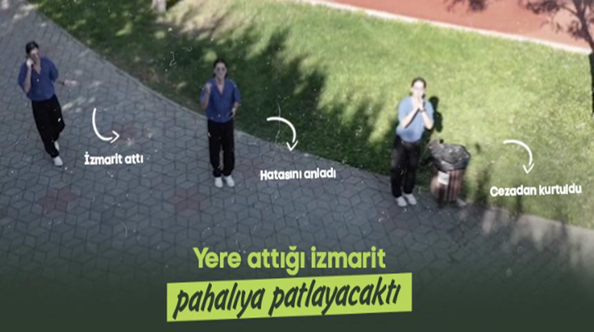 Önce yere çöp attı sonra hatasını anladı, cezadan son anda yırttı! Bolu Belediye Başkanı Tanju Özcan'dan aferini kaptı