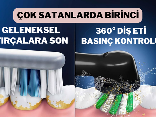 Çok satan Oral-B Pro3-3500 Şarj Edilebilir Diş Fırçası indirimde