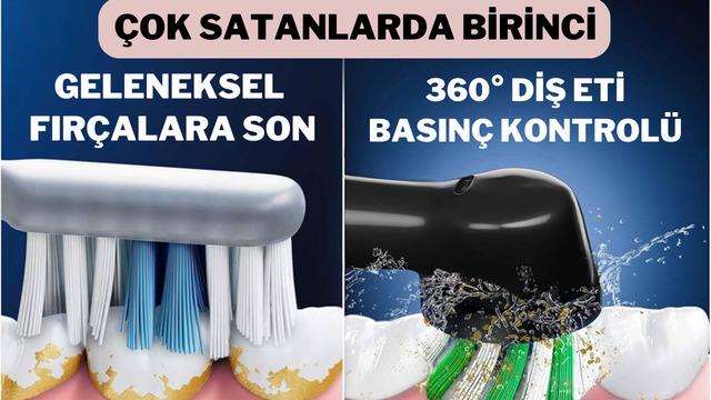 Çok satan Oral-B Pro3-3500 Şarj Edilebilir Diş Fırçası indirimde