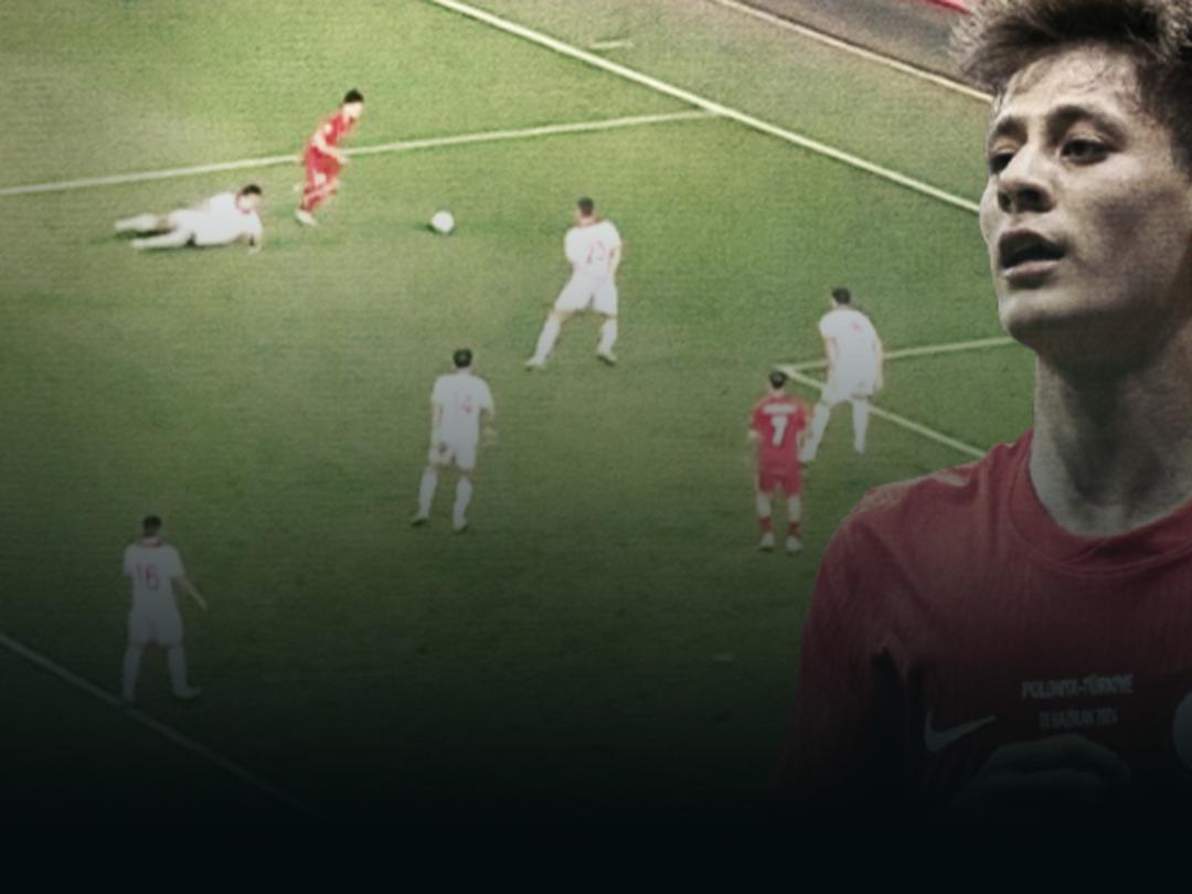 Arda G&uuml;ler &ouml;yle bir &ccedil;alım attı ki... Trib&uuml;nler coştu! ''Rakibinin onuruyla oynadı...''