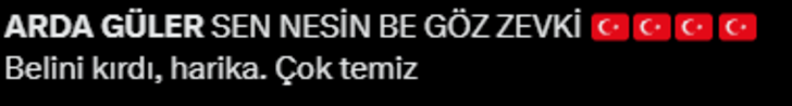 Arda Güler öyle bir çalım attı ki... Tribünler coştu! ''Rakibinin onuruyla oynadı...'' G1