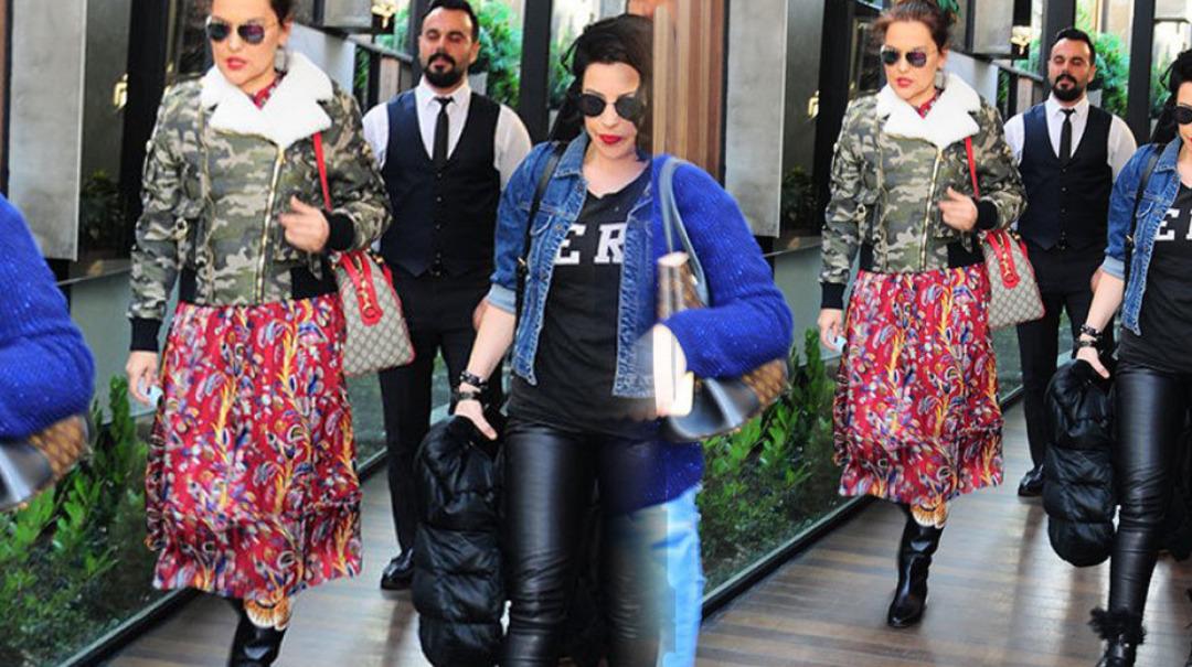 Demet Akalın, 120 bin liralık sokak kıyafetiyle alışverişte