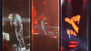 Murat Boz'un suratına çakmak fırlattılar! Şarkısına devam edemedi