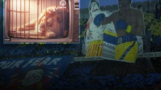 Fenerbahçe'den Galatasaray'a çarpıcı gönderme! Aslan kafeste uyudu!