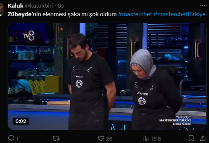 MasterChef'te kim elendi? Zübeyde kendi isteğiyle mi gitti? Eleme ardından X'te yorum yağdı G3