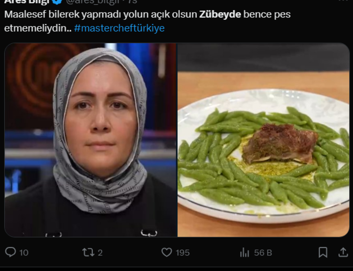 MasterChef'te kim elendi? Zübeyde kendi isteğiyle mi gitti? Eleme ardından X'te yorum yağdı G4