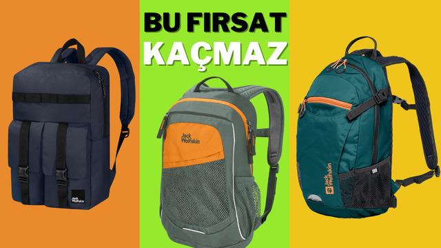 Dayanıklı, konforlu, su geçirmez! Jack Wolfskin sırt çantalarında %50'ye varan indirim