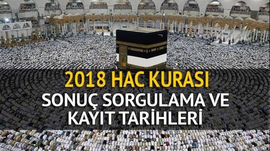 Hac kurası sonu&ccedil;ları: 2018 hac kura sonu&ccedil; sorgulama sayfası