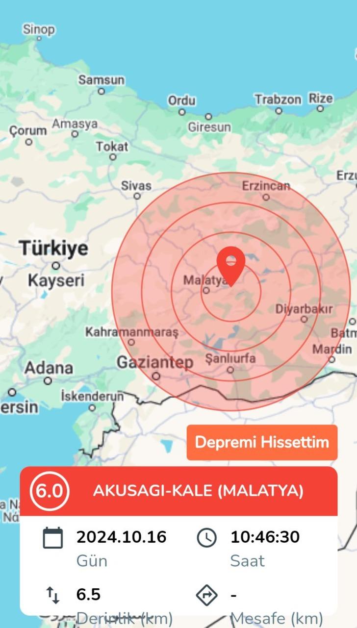 SON DAKİKA | Malatya'daki 5.9'luk deprem sonrası bölgeden ilk görüntüler geldi!  G4