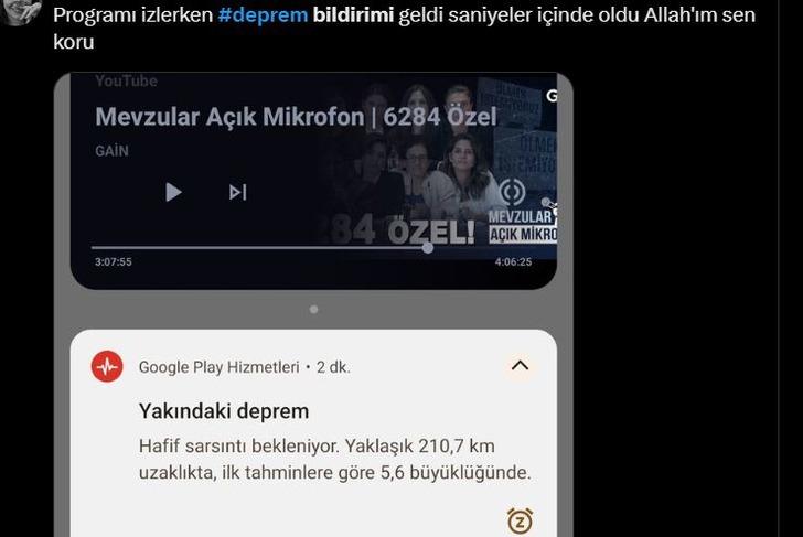 Malatya'daki depremden saniyeler önce... Telefonuna bakan paniğe kapıldı! Farklı illerden aynı anda deprem bildirimleri geldi G2