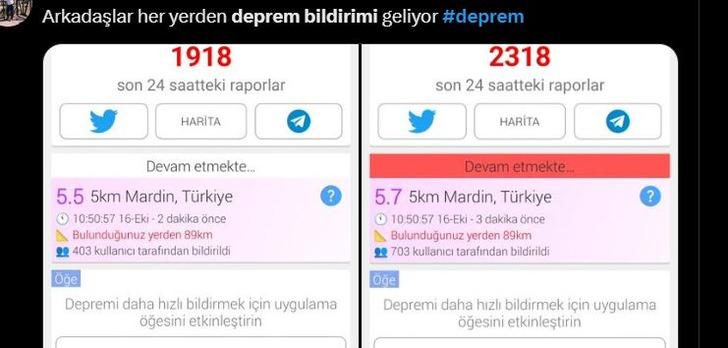 Malatya'daki depremden saniyeler önce... Telefonuna bakan paniğe kapıldı! Farklı illerden aynı anda deprem bildirimleri geldi G3
