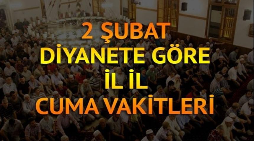 Cuma namazı saat ka&ccedil;ta? İşte Diyanete g&ouml;re il il namaz - ezan vakitleri (2 Şubat Cuma)