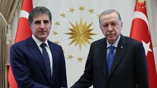 Cumhurbaşkanı Erdoğan, Neçirvan Barzani'yi kabul etti