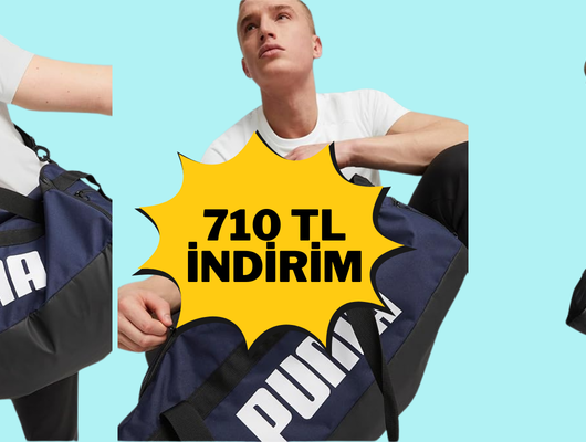 Spor çantası arıyorsanız Puma'daki fırsata bakmadan geçmeyin