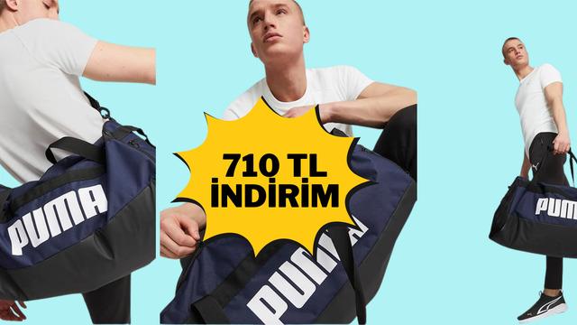 Dayanıklı, hafif, geniş! Puma spor çantasında kaçırılmayacak fırsat