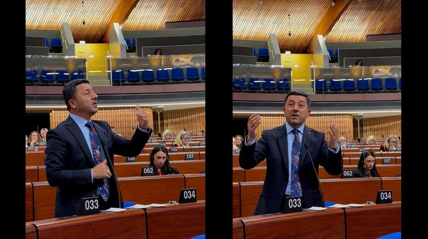 Nevşehir Belediye Başkanı Arı, yüzlerine karşı söyledi! Avrupa Konseyi'nde büyük ses getiren konuşma