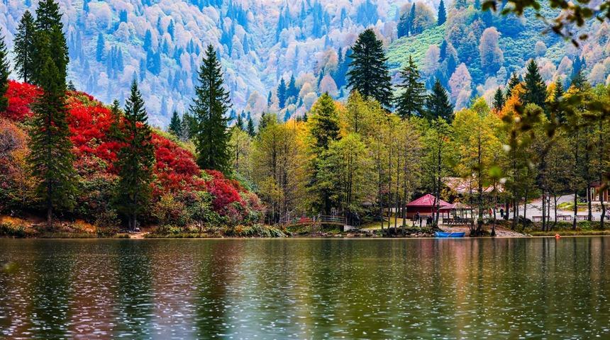 Artvin Borçka'da sonbahar güzelliği: Kartpostallık görüntüler! 