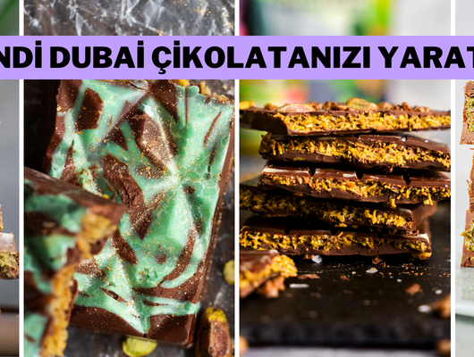 Sosyal medyayı salladı! Damak çatlatan Dubai çikolatası tarifi...