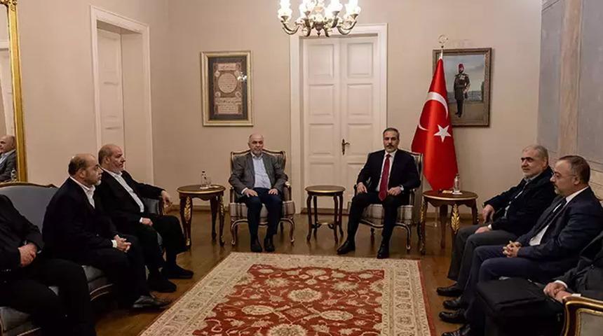 İstanbul'da kritik buluşma! Bakan Fidan Hamas üyeleriyle görüştü
