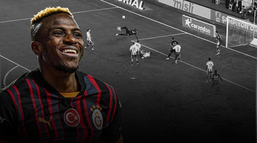 Topa öyle bir vurdu ki... Uzun yıllar akıllardan çıkmayacak! Victor Osimhen'den jeneriklik röveşata!