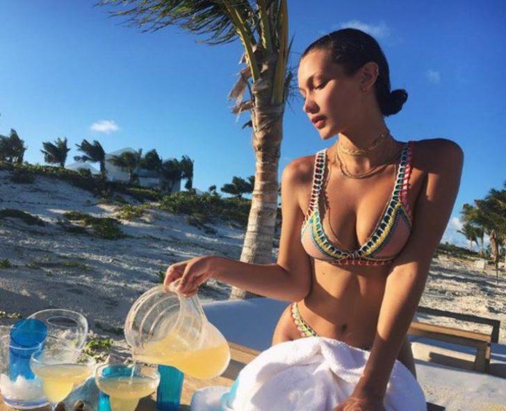 Bella Hadid sınır tanımıyor: Soyunma kabininden paylaştı G5