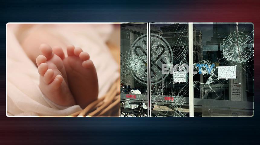 Vatandaşlar o hastaneden hıncını böyle aldı! Yenidoğan skandalında adı geçiyordu... İşte saldırı sonrası görüntüler
