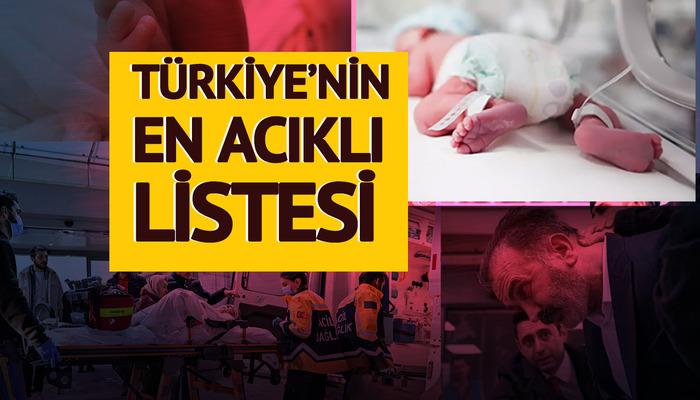 İşte Türkiye'nin en acıklı listesi