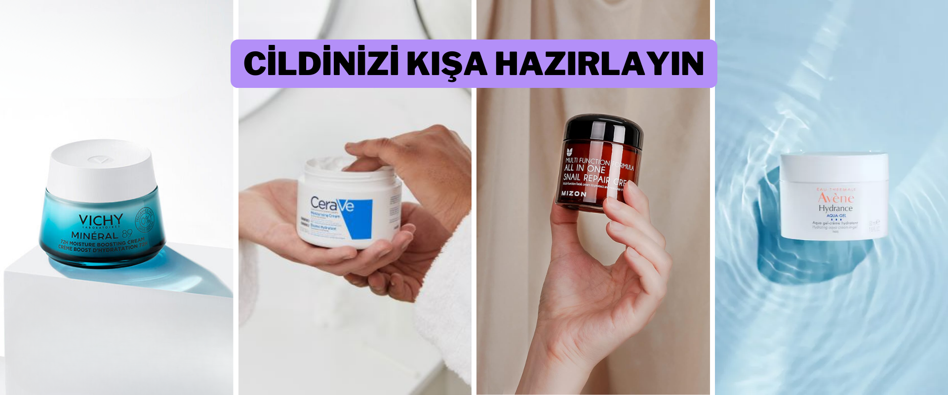 Kuruyan cildinize merhem gibi gelecek nemlendiriciler