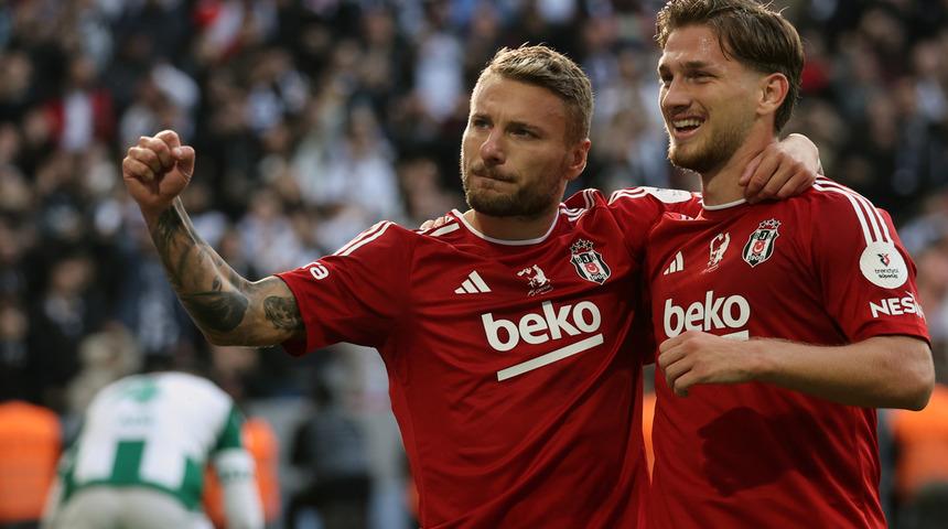 Beşiktaş ilk yarıda bulduğu gollerle Konyaspor'u 2-0 mağlup etti! Namağlup serisini sürdürdü