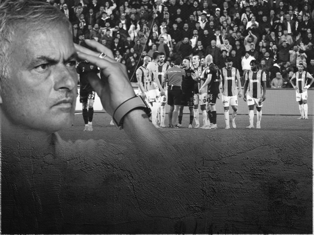 Galatasaray ile olan puan farkı 8'e &ccedil;ıktı! Sosyal medya hareketlendi, Fenerbah&ccedil;e taraftarı Jose Mourinho'ya hep bir ağızdan &ccedil;ok sert y&uuml;klendi : ''Tazminat zamanı gelmiş''