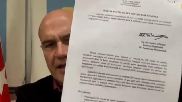 İYİ Partili Turhan Çömez, '300 kişilik çete var' diyerek yenidoğan skandalındaki hastaneyle ilgili aylar önce verdiği soru önergesini açıkladı: 'Fahrettin Koca yanıtlamadı'