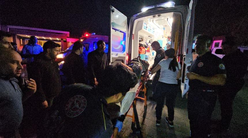 Adana'da uçuruma yuvarlanan kişi yaralandı