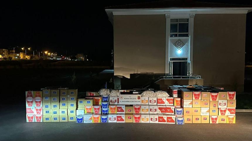 Adana'da 7 milyon makaron ele geçirildi