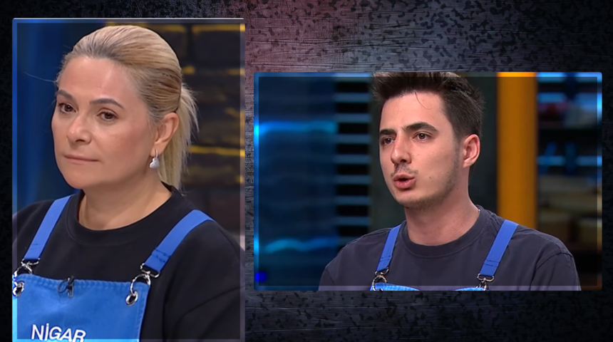 Eşinin tehdit mesajını yayınlamıştı! MasterChef Nigar ve Hakan yine kavgaya tutuştu! "Kafa sallamaların" deyip hesap sordu!