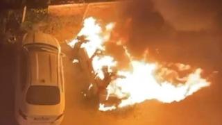 Polis memurunun aracını kundaklamıştı! Düzenlenen operasyonla yakalanan şüpheli tutuklandı