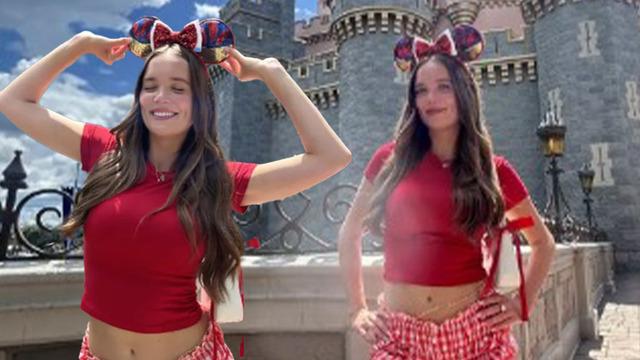 Çocuk tema parkındaki kıyafeti uygunsuz bulundu!   'Burada çocuklar var' denilerek tepki yağdı.. Sosyal medyadan tepki çekti