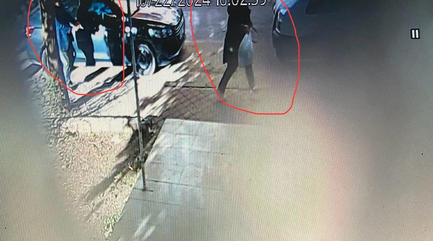 Eski eşinden kaçan kadının öldürüldüğü anlar kameraya yansıdı!