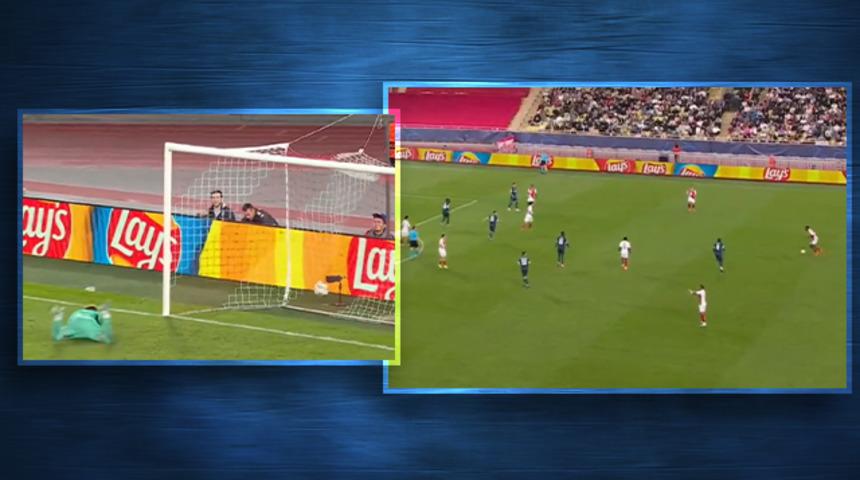 Monaco'nun stoperi Wilfried Singo'dan Şampiyonlar Ligi'nde akılalmaz gol! Futbol sahalarında ender rastlanacak cinsten... Adeta füze gönderdi! 